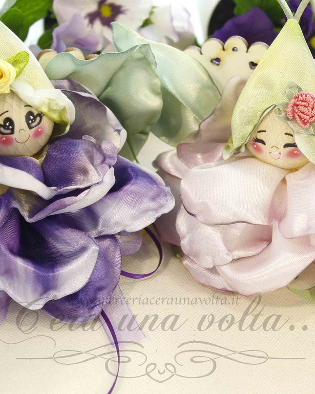 Faccine in legno già dipinte cm 4