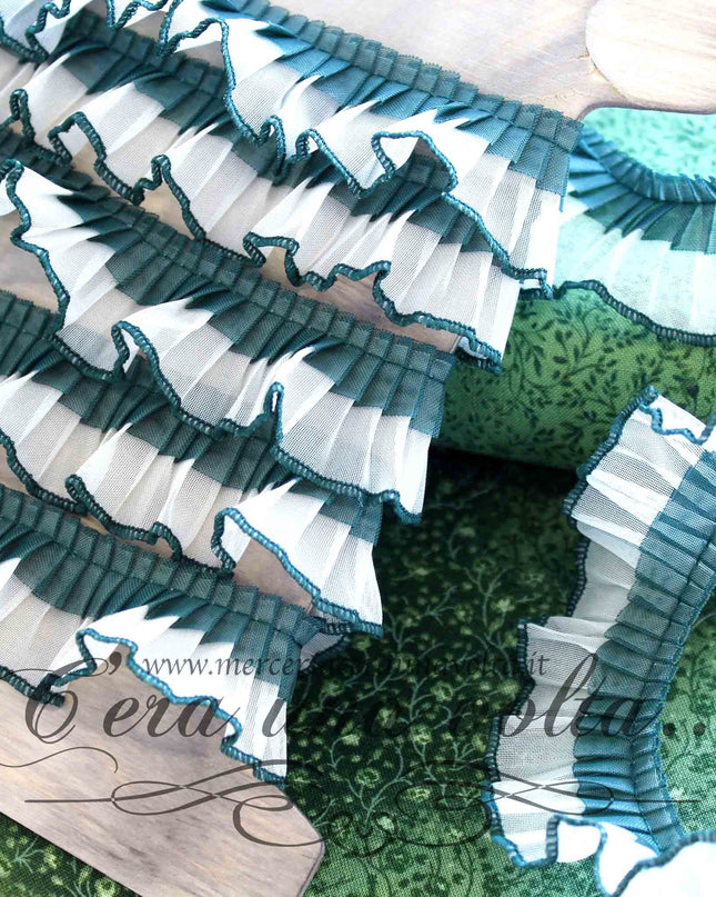 Doppio Nastro plissettato