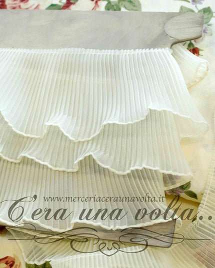 Pizzo Nastro plissettato