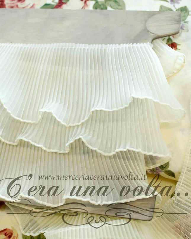 Pizzo Nastro plissettato