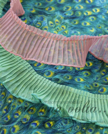 Pizzo Nastro plissettato cm 2,5