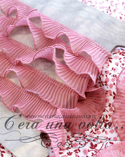 Pizzo Nastro plissettato cm 2,5