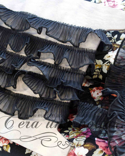Pizzo Nastro plissettato cm 2,5