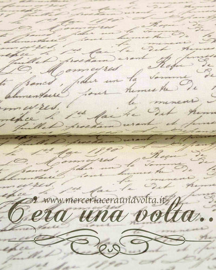 Tessuto americano With Written