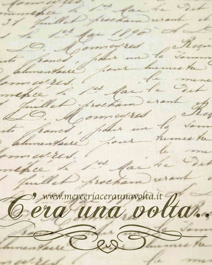 Tessuto americano With Written