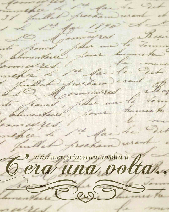 Tessuto americano With Written