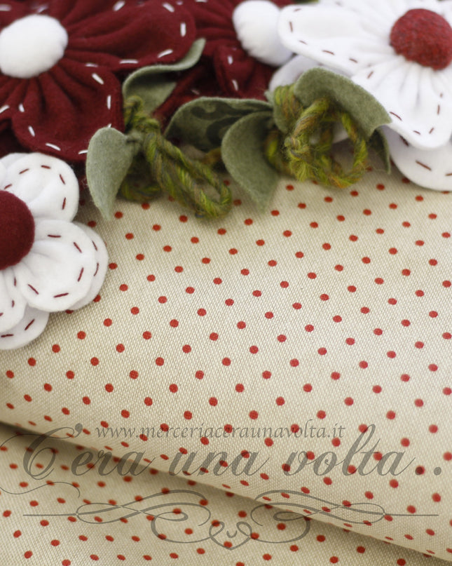 Stoffa a Pois piccoli