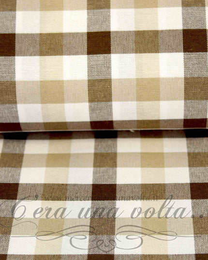 Tessuto rustico a quadri