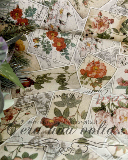 Tessuto Oasis of Flowers