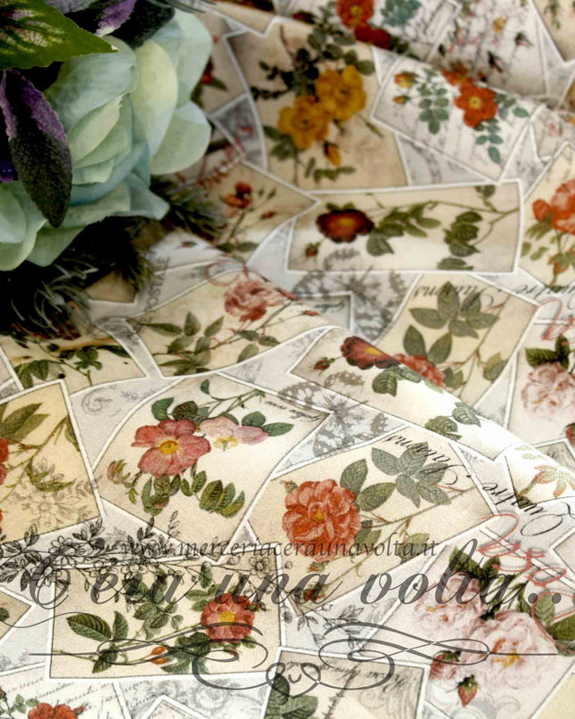 Tessuto Oasis of Flowers