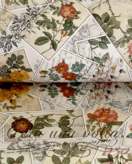 Tessuto Oasis of Flowers