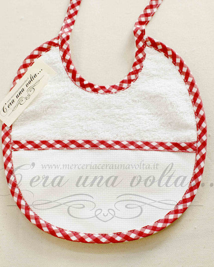 Bavaglia da ricamare in spugna Vicky