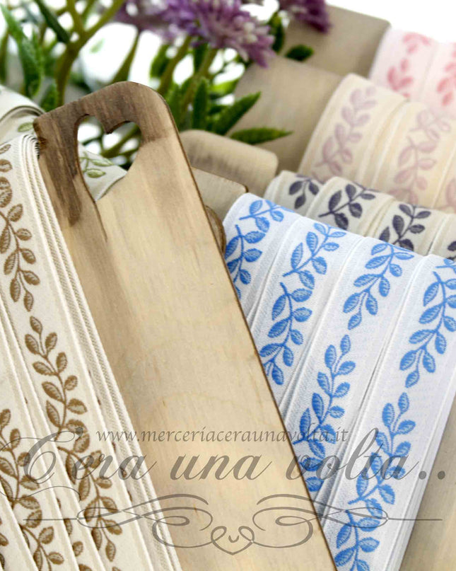 Bordo Tessuto Leaves