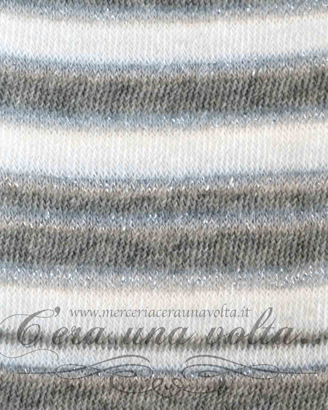 Tubolari in maglina righe Lurex