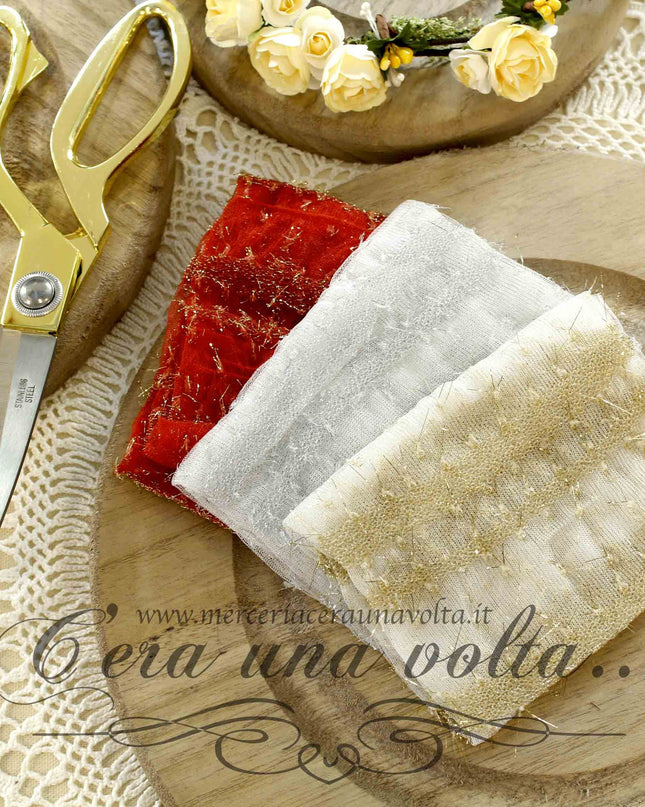 Tubolari in voile lurex