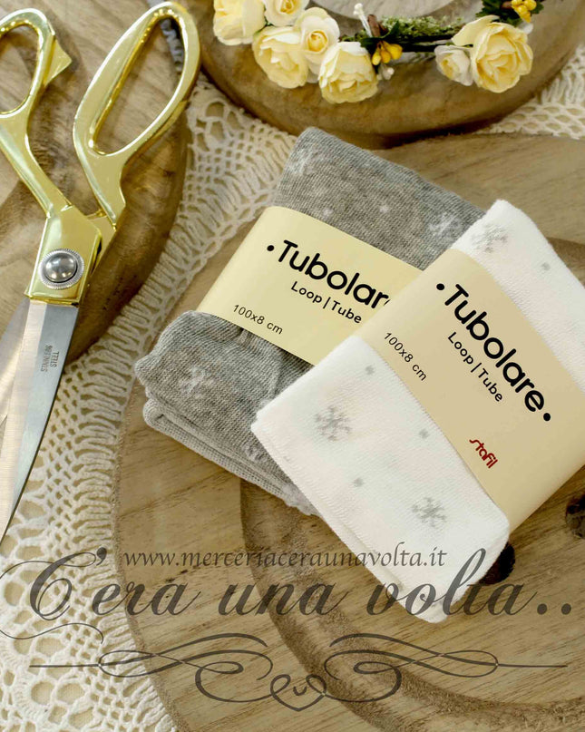 Tubolari in maglina neve