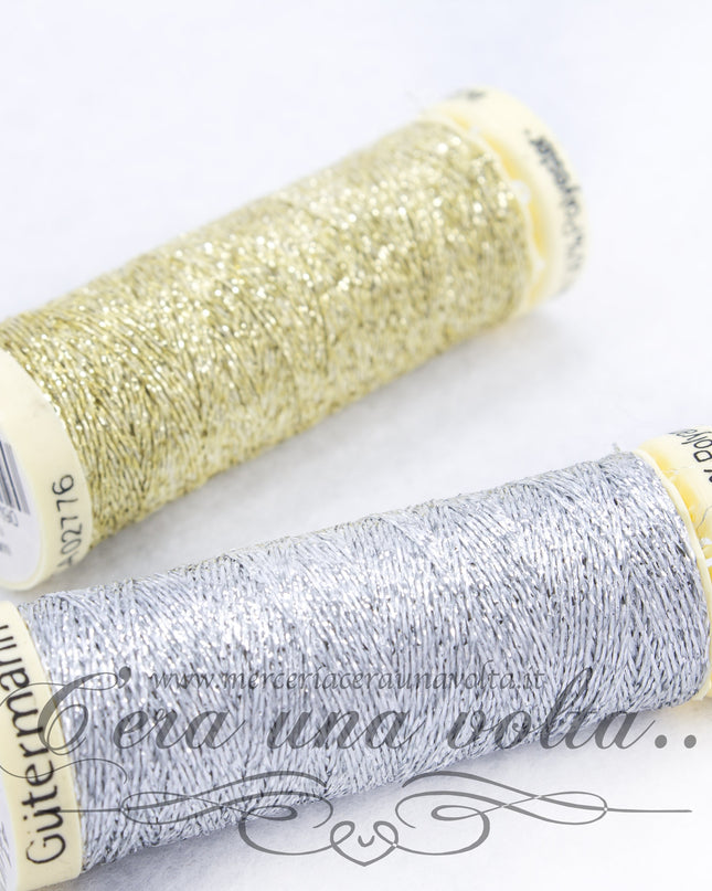 Filo da cucire oro e argento