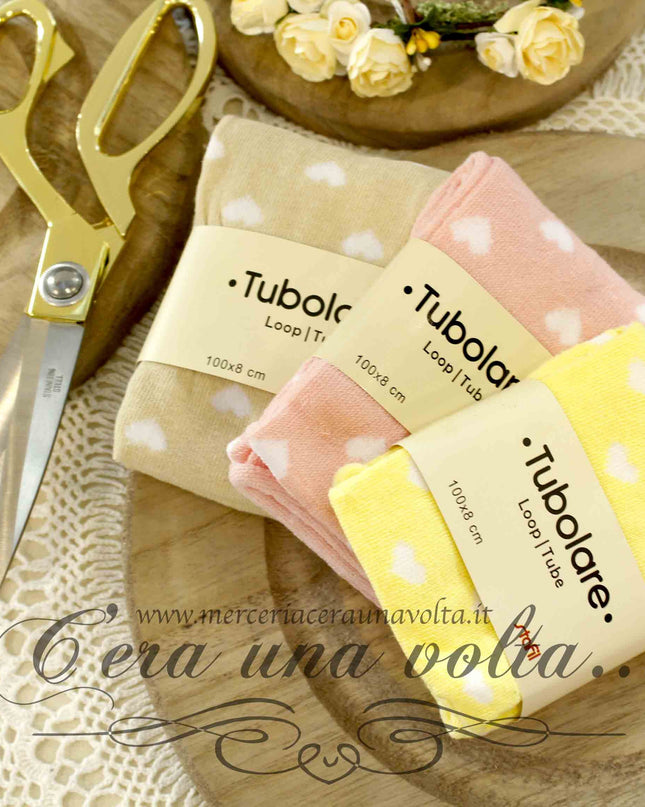 Tubolari in maglina a Cuori