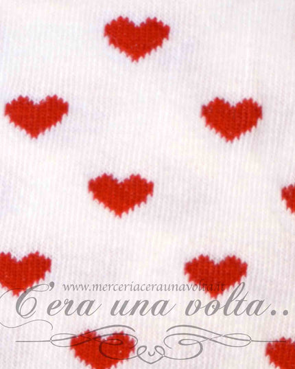 Tubolari in maglina a Cuori