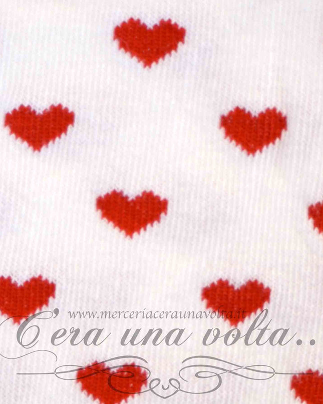 Tubolari in maglina a Cuori