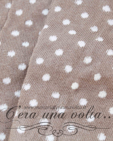 Tubolari in maglina a pois