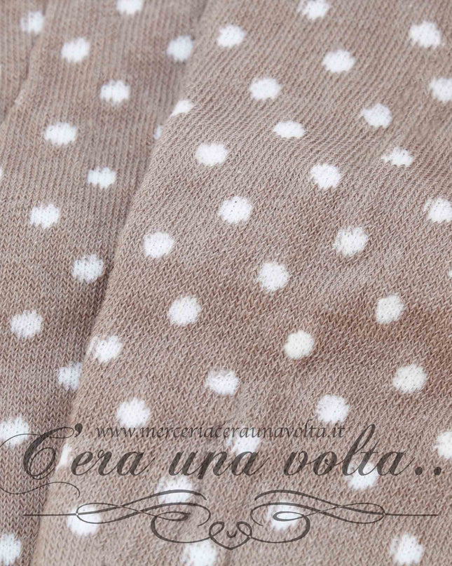 Tubolari in maglina a pois