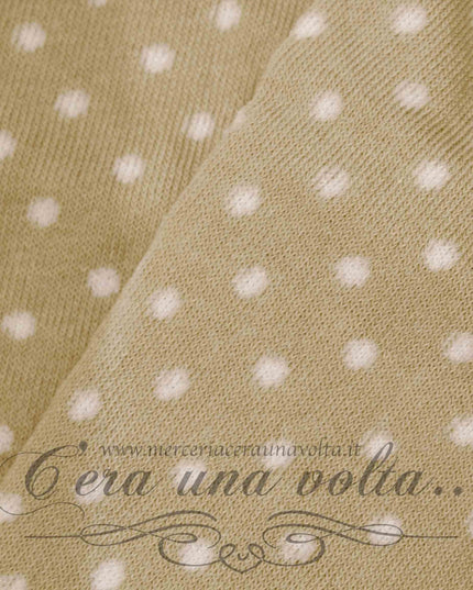 Tubolari in maglina a pois