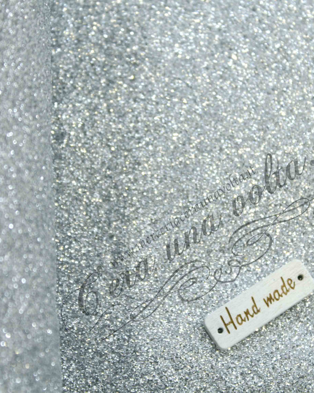 Tessuto pannolenci glitter a metro