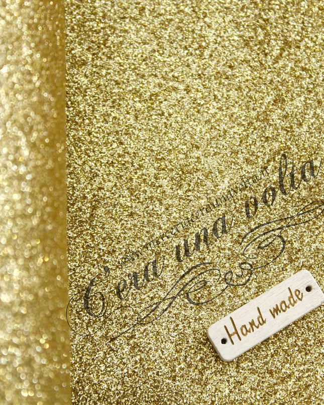 Tessuto pannolenci glitter a metro