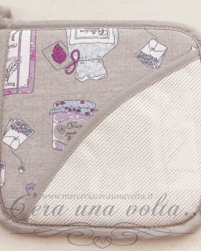 Presine con inserto da ricamare