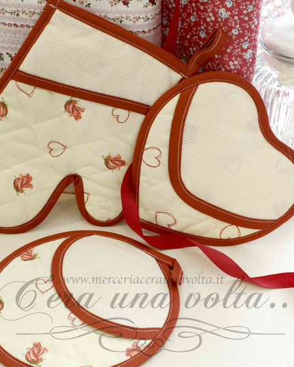 Set 3 pz cucina con inserto Aida
