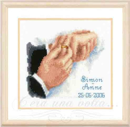 Kit punto croce Matrimonio