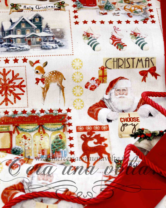 Tessuto Holy Christmas