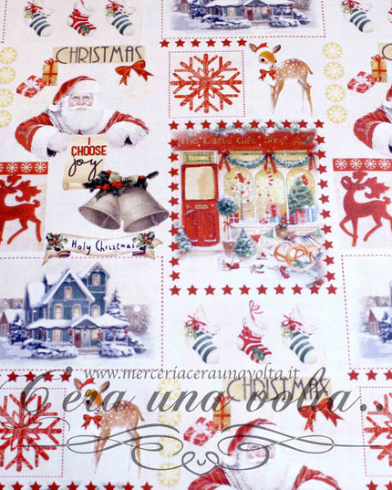 Tessuto Holy Christmas