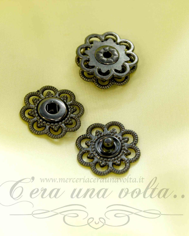 Automatico 25 mm Princess Bronzo Antico