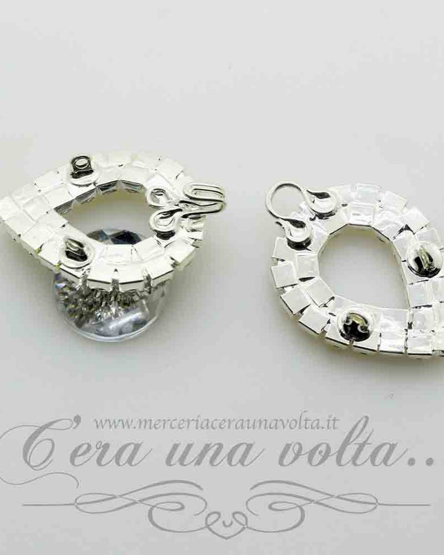 Ganci a goccia swarovski
