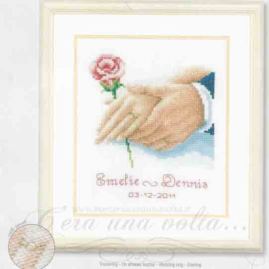 Kit punto croce Sposi