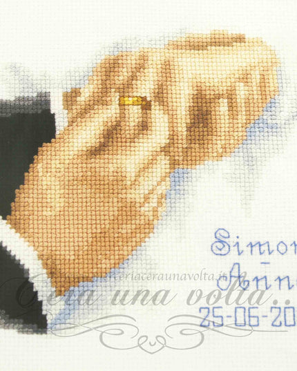 Kit punto croce Matrimonio