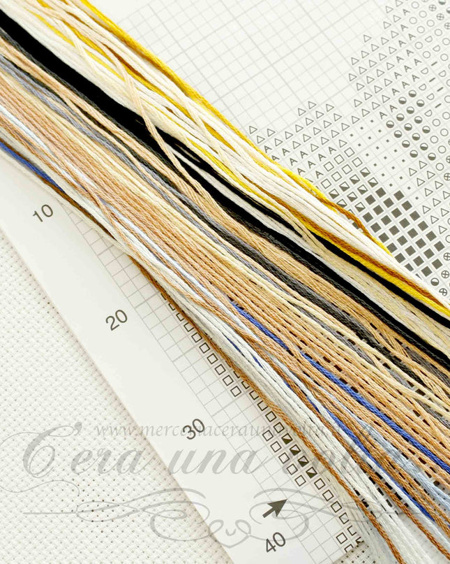 Kit punto croce Matrimonio