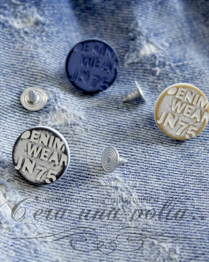 Bottone per Jeans colorato