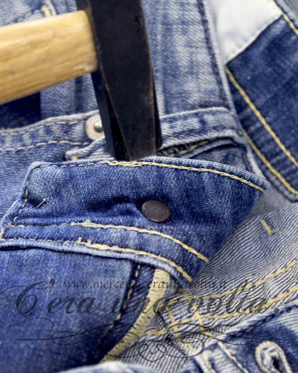 Bottone per Jeans colorato