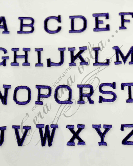 Alfabeto termoadesivo