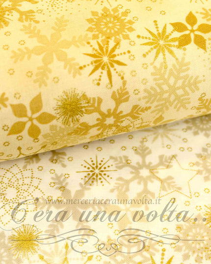 Tessuto Golden Stars