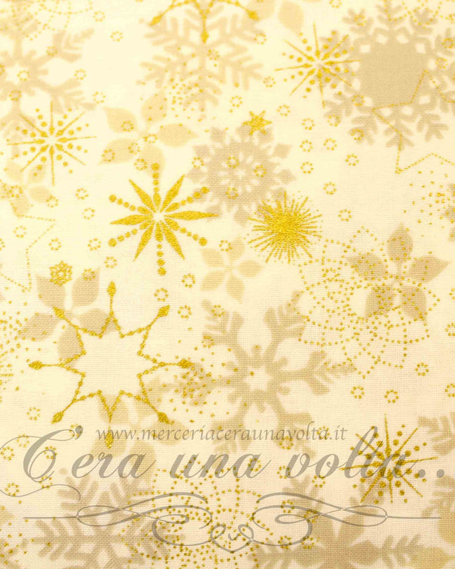 Tessuto Golden Stars