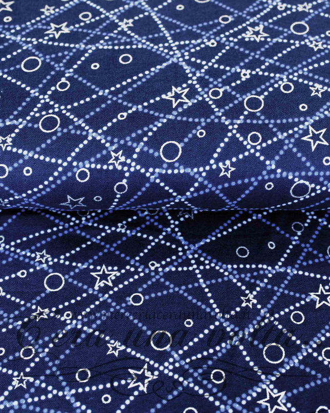 Tessuto Stars and Polka Dots