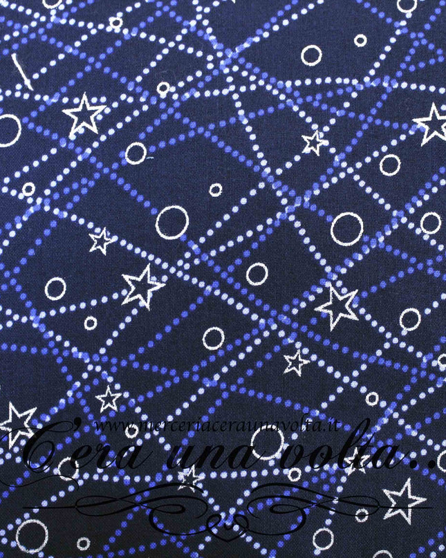 Tessuto Stars and Polka Dots