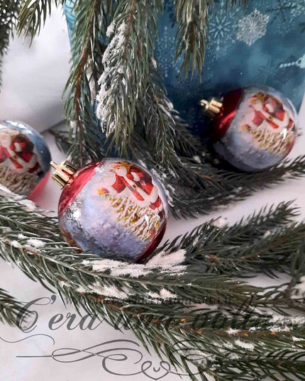 Tessuto Balls in the snow