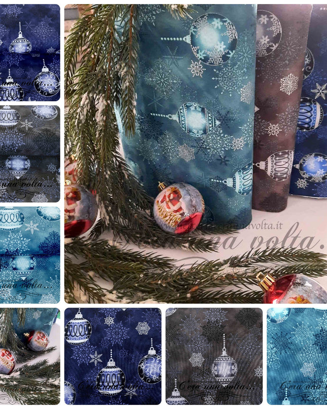 Tessuto Balls in the snow