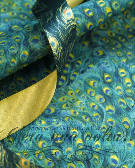 Tessuto Peacock wings