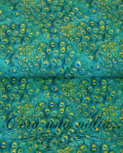 Tessuto Peacock wings